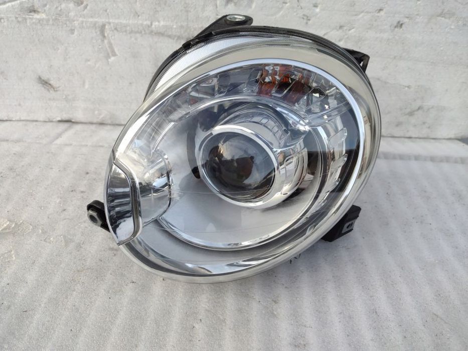lampa fiat 500 lub abarth bi xenon lewy eu cały