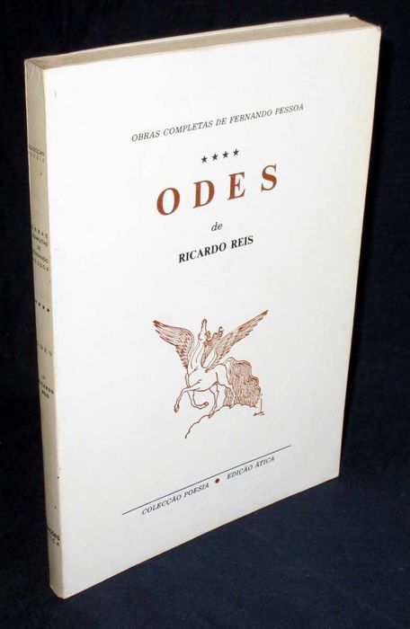 Livro Odes de Ricardo Reis Obras Completas de Fernando Pessoa Ática