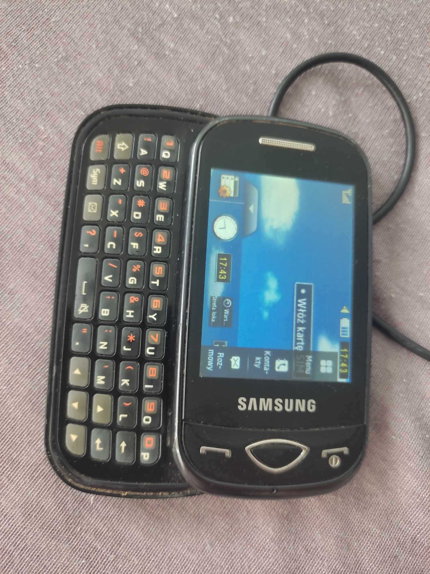 Samsung GT-B3410-dotykowy + klawiatura rozsuwana-stary typ.