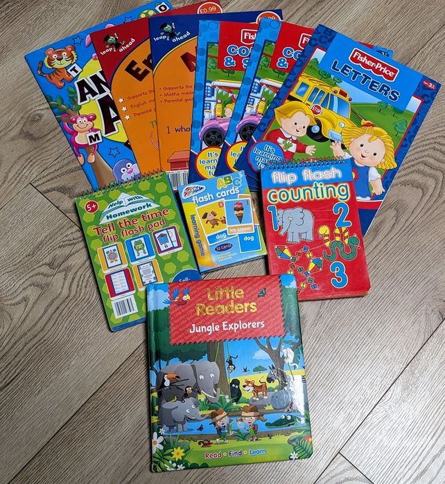 Zestaw edukacyjny książki flashcards do nauki angielskiego dla dzieci