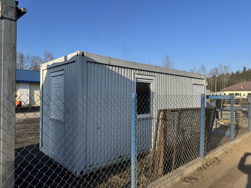 Kontener budowlany z WC - socjalny, biurowy