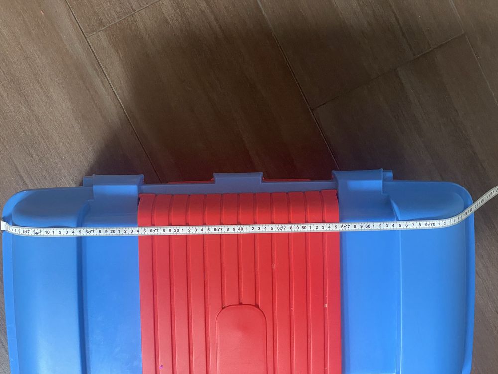 Pudełko na zabawki box organizer skrzynia plastikowa sorter