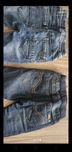 Spodnie jeans jedne ocieplane lekko 86 92