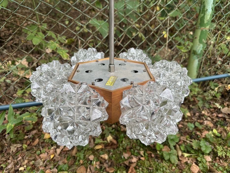 Żyrandol kaiser lata 60 wyjatkowy