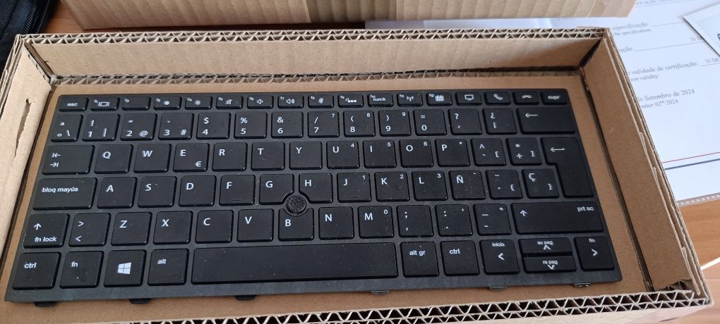 Teclado portátil HP
