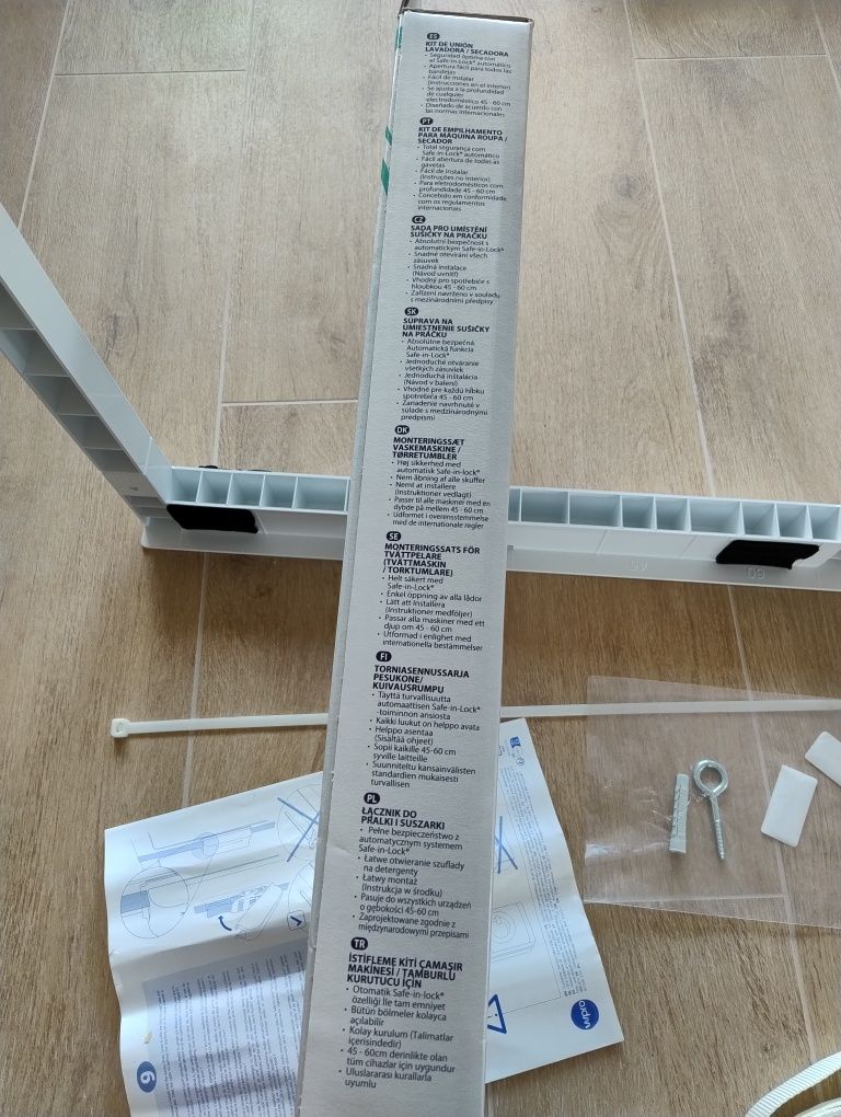 WHIRLPOOL Łącznik pralki z suszarką KCL103 uniwersalny pasuje Bosch