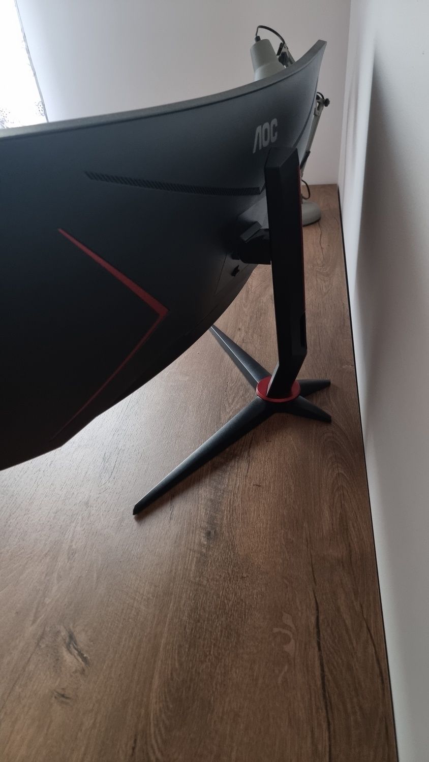 Monitor AOC CU34G2X 34” zakrzywiony monitor 144Hz – uszkodzona matryca