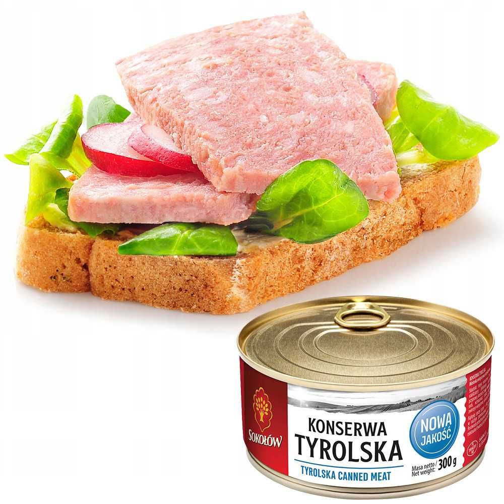 Консерва Мясна Свинана Тушкована Тушонка  Konserwa Tyrolska 300г