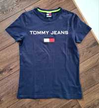 Tommy Hilfiger granatowy t-shirt męski S