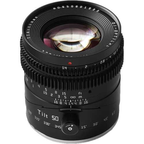 Обʼєктив TTArtisan Tilt 50mm f/1.4 для Fujifilm X