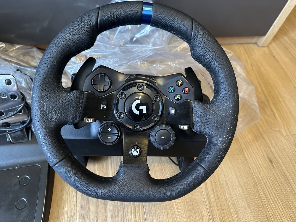 Игровий руль Logitech G923 PC/XBOX (тести, відео) g920, thrustmaster