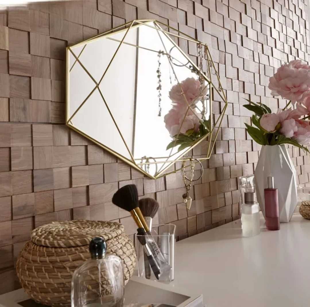 Painéis decorativos 3D de madeira para parede, painéis para parede