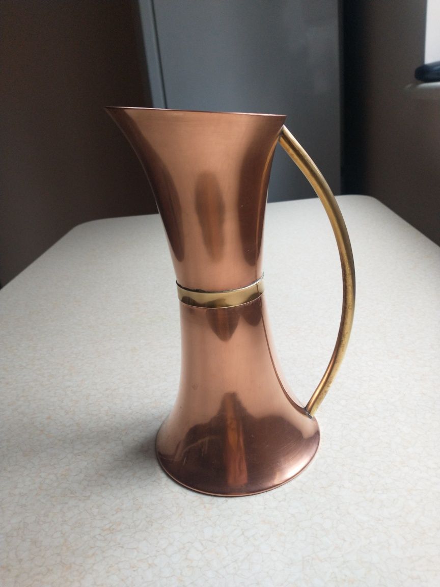 Miedziany dzban 22 cm wysokość