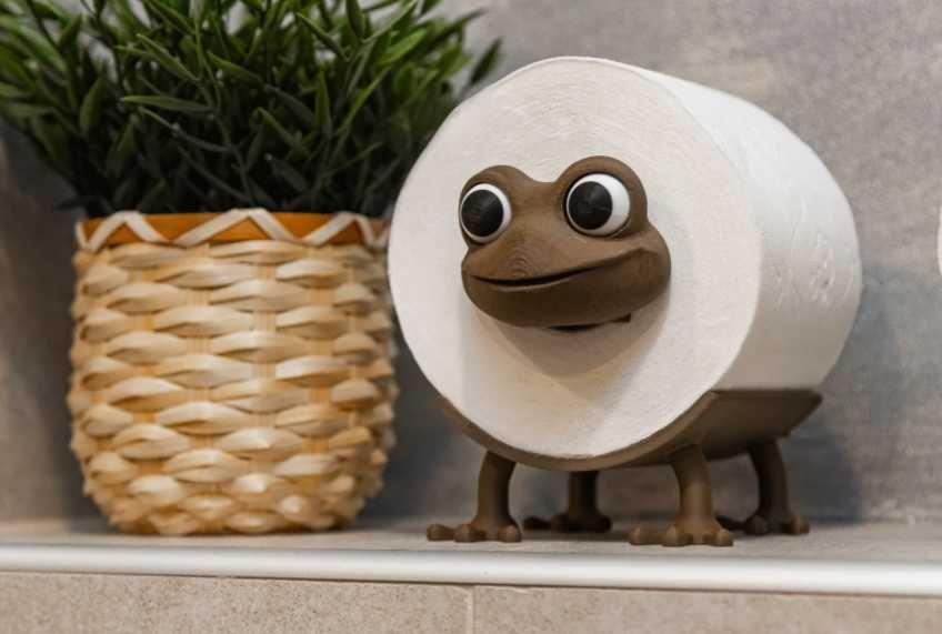 Uchwyt Na Papier - Żaba!