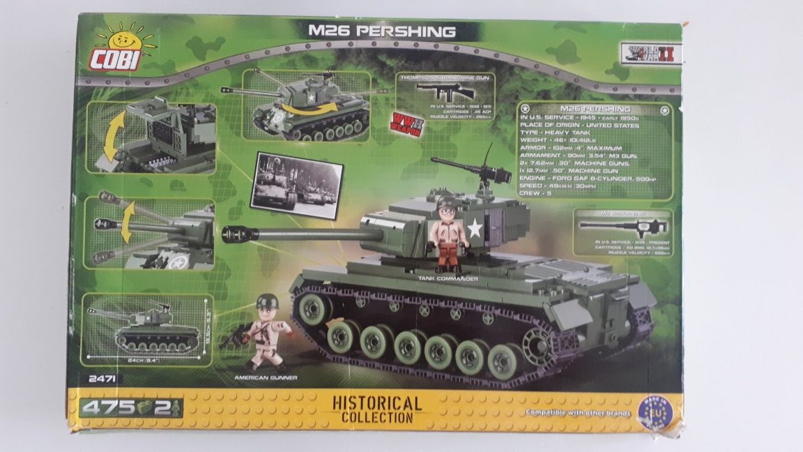 Klocki cobi czołg Pershing M26