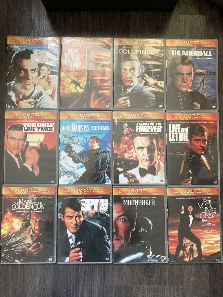 Kolekcja plyt 007 James Bond 24 płyty