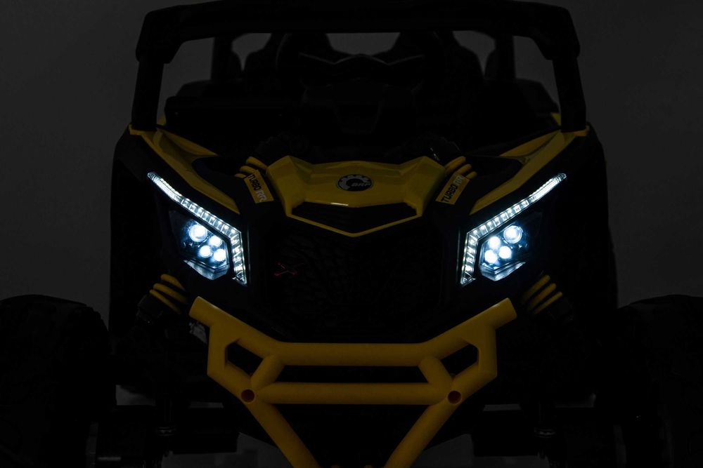 BUGGY CAN AM MAVERICK TURBO RR 4 Silniki Khaki-RS Auto na akumulator