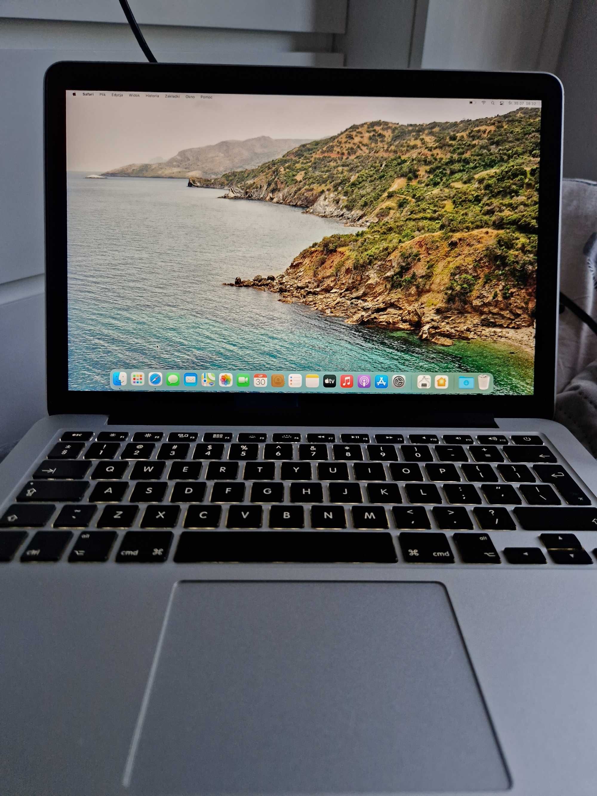 Laptop Macbook A1502 Retina 8GB RAM 500GB pamięci