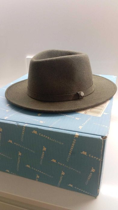 kapelusz filcowy męski ciemnozielony Lierys