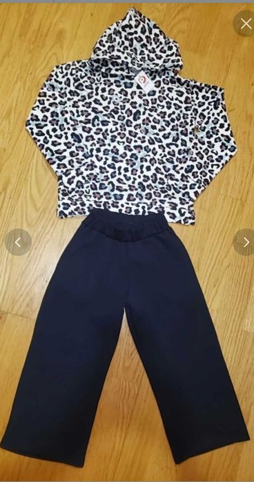 Conjunto  de menina cardado