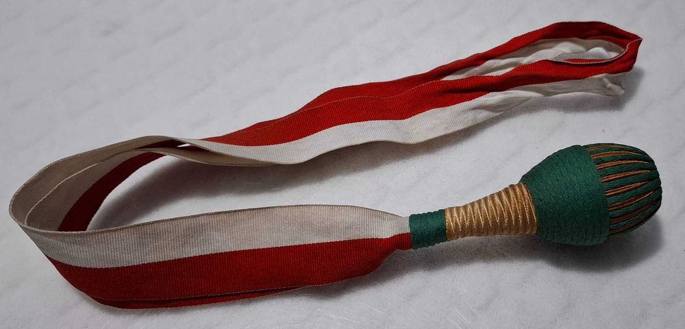 Temblak, ozdobny, honorowy, górniczy do szpady, szabli, kordzika itp.