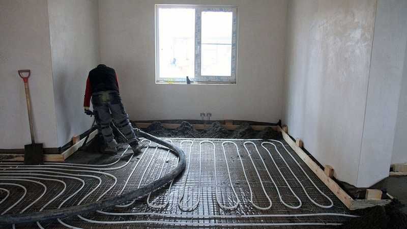 Posadzki,  Styrobeton