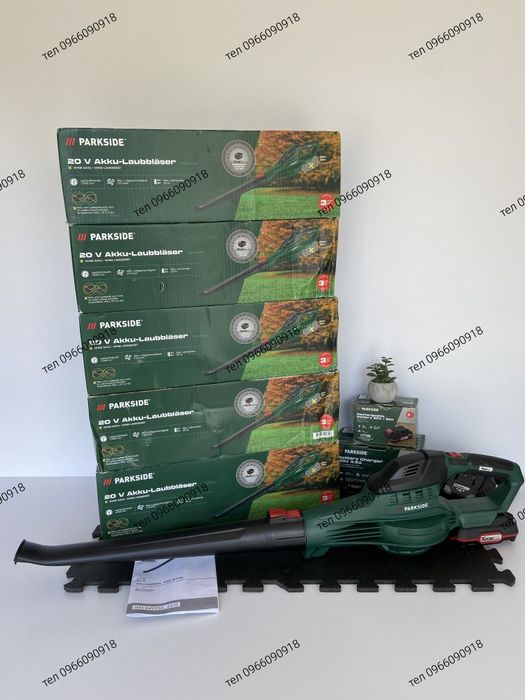 НІМЕЧЧИНА Повітродувка акумуляторна, дуйка для листя, снігу Parkside
