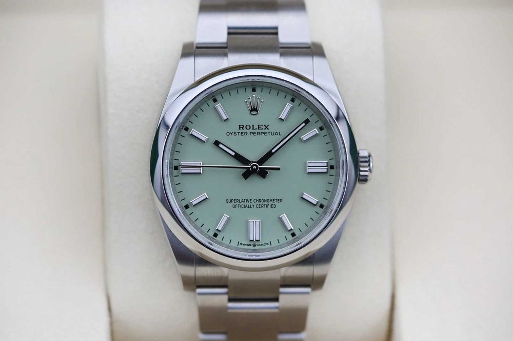 Rolex 124200 Pistachio 34mm Nowy 2025r.