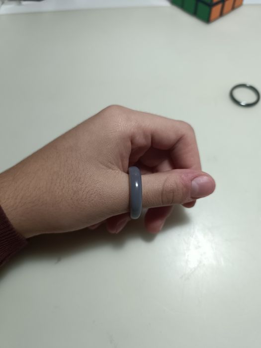 Anel lilás largo de 4mm