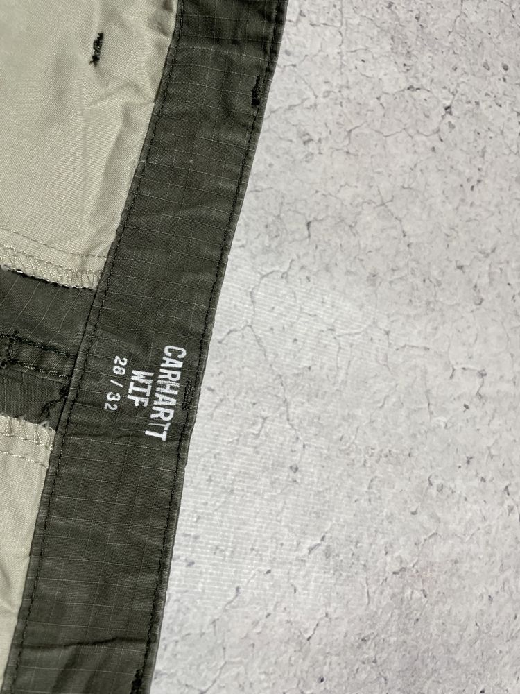 Мужские Карго Штаны Carhartt Wip На Утяжках Оригинал 28x32
