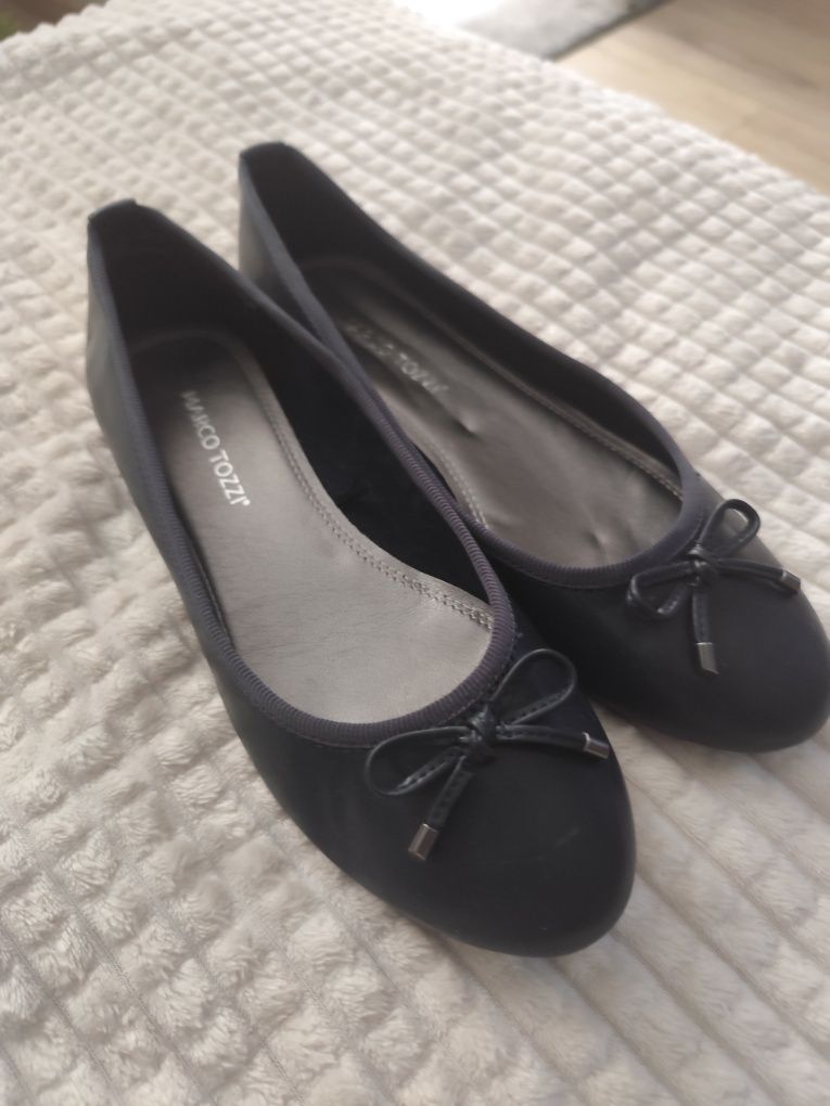 Nowe buty damskie z naturalnej skóry Marco Tozzi r.38