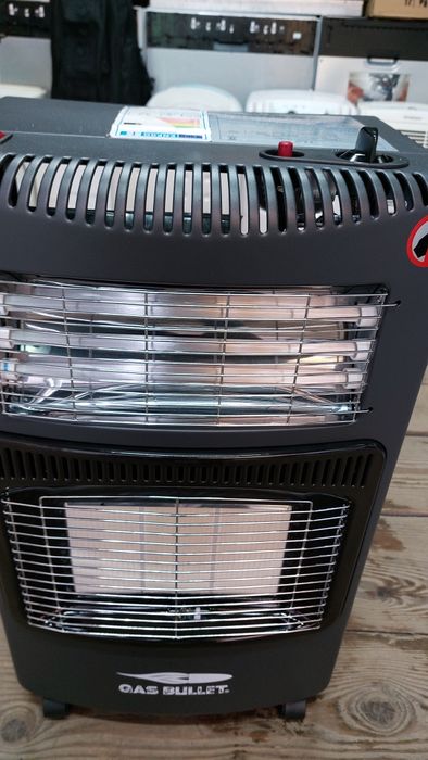 Гібридний газовий обігрівач з електричними тенами німецький