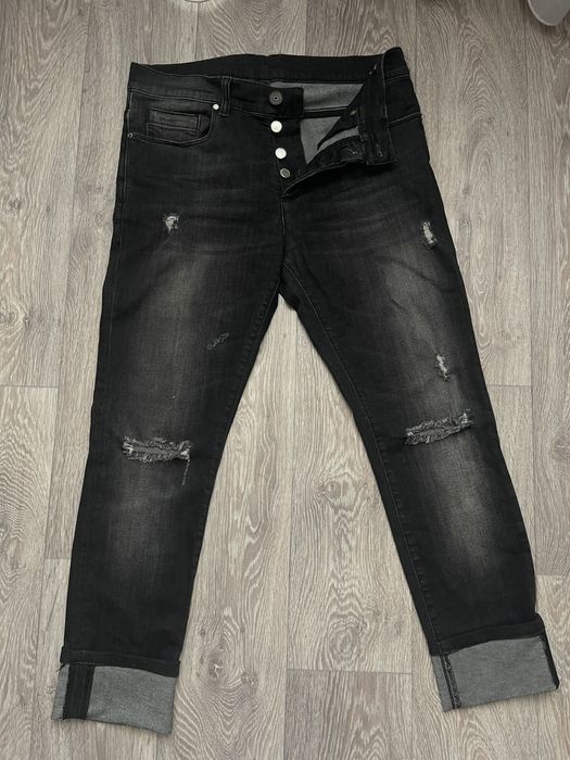 Джинси чоловічі Dirk Bikkembergs в чорному кольорі