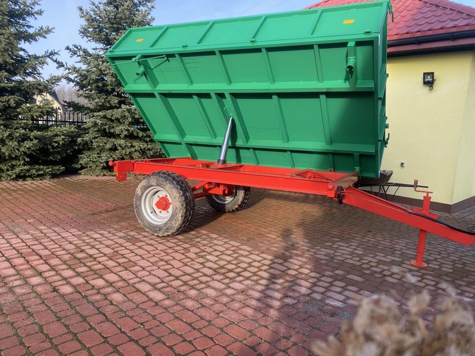 Przyczepka jednoosiowa wywrotka