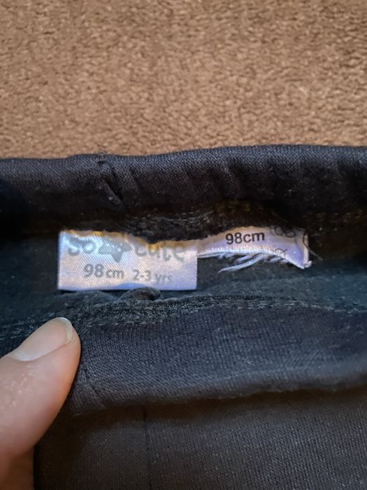 Ocieplane legginsy r. 98 - 2 pary