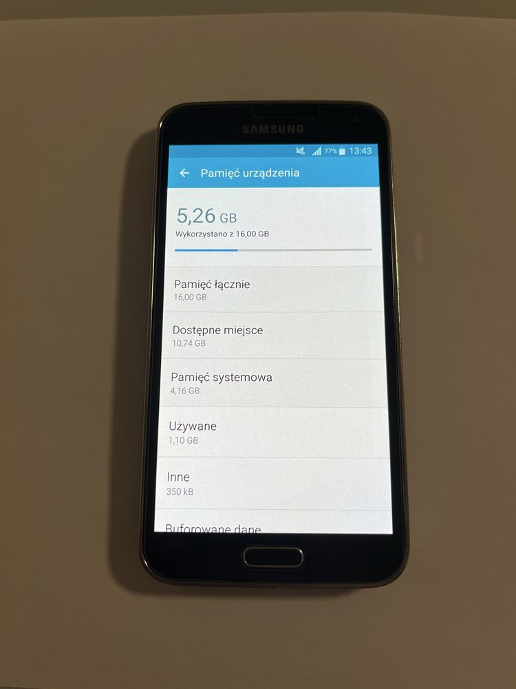 Samsung Galaxy S5 SM-G900F charcoal black 2/16GB JAK NOWY