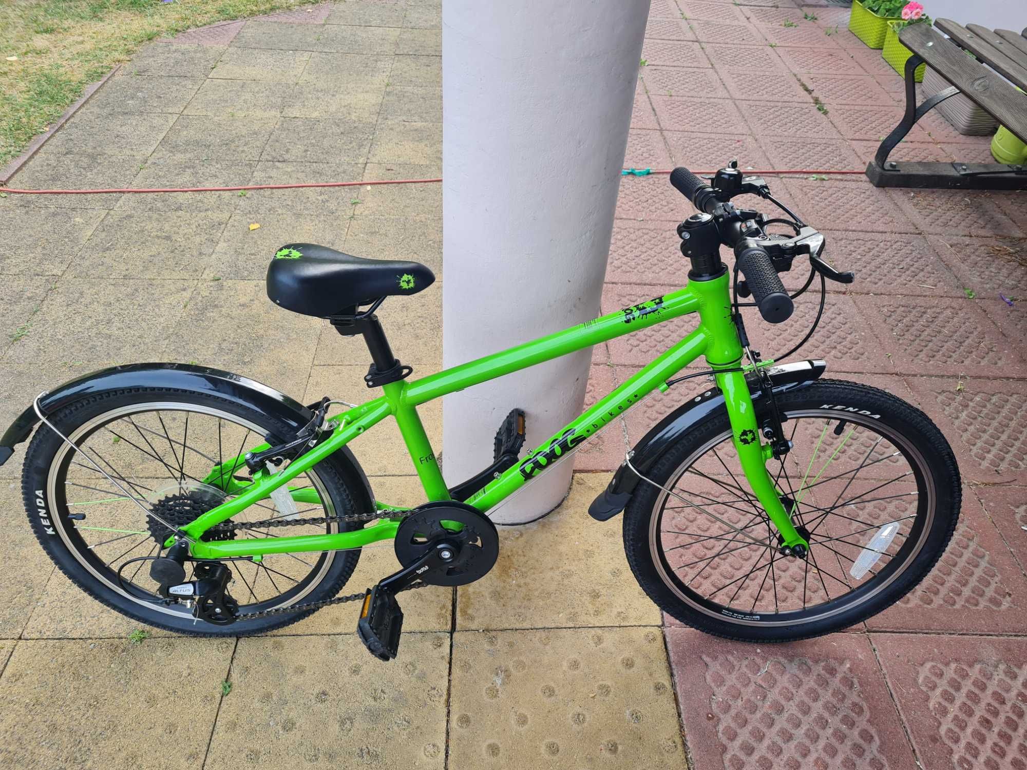rower frog 55 20'' super lekki, zielony