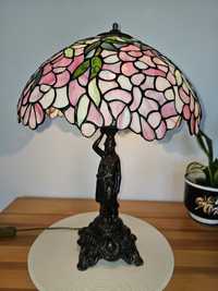 Lampa witrazowa Tiffany Styl,Jak Nowa.