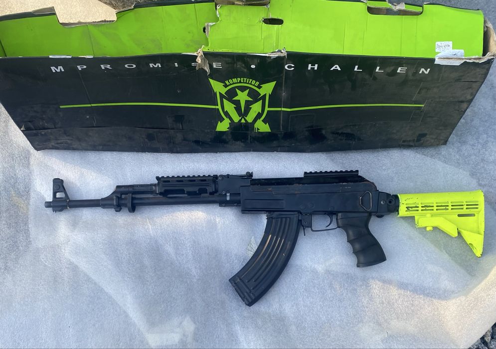 Ak 47 airsoft full metal preto