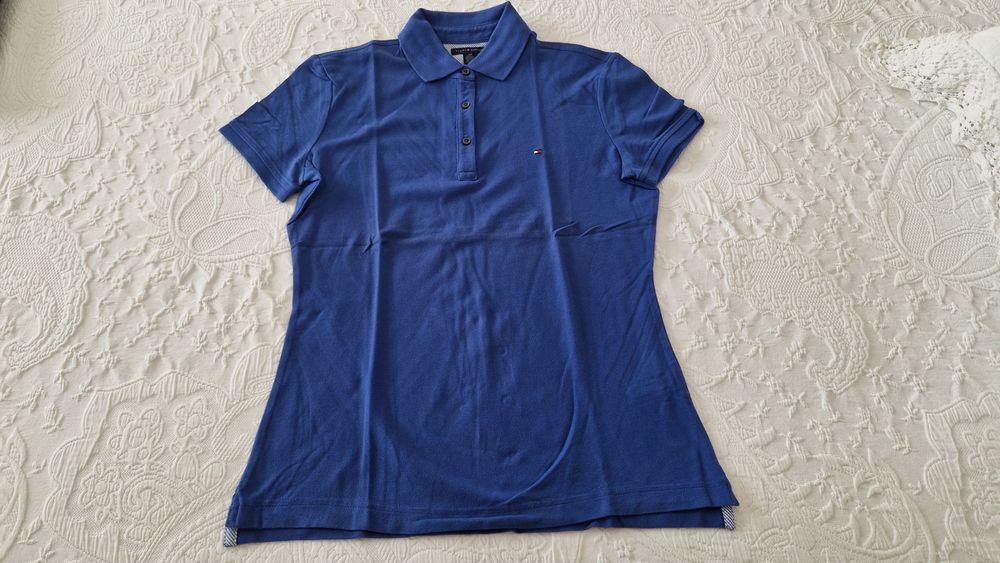 Polo azul Tommy Hilfinger, tamanho S/P