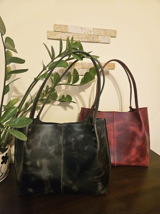 Комплект зі шкіри Crazy Horse (Італія) – ручна робота