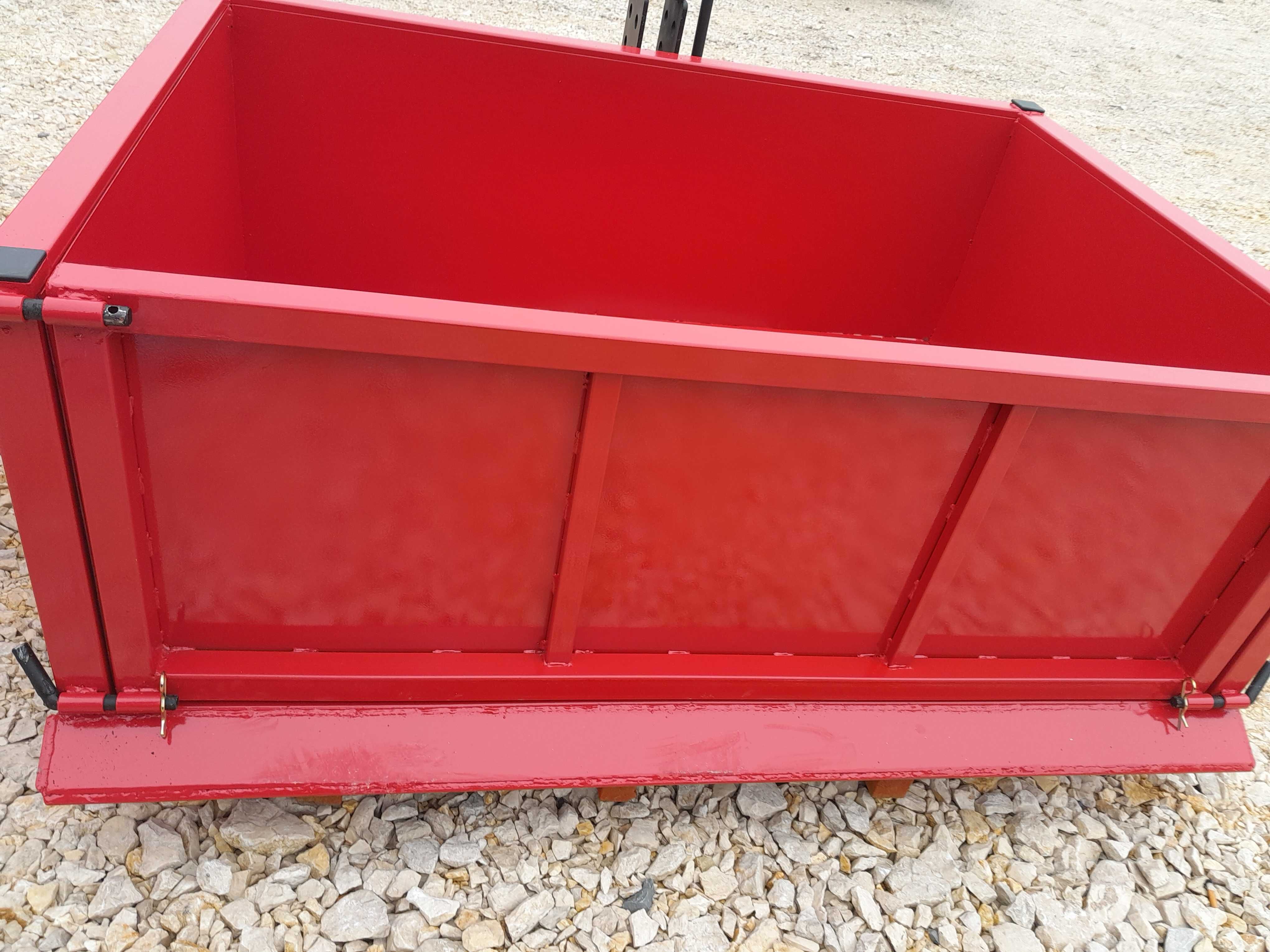 Solidna skrzynia transportowa na tylni tuz - do traktora DOSTAWA