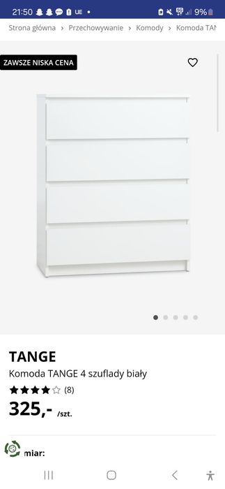 Komoda ikea biała