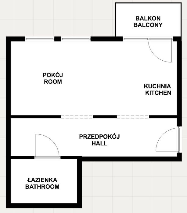 ENG| Krowoderska, 32m2, Kawalerka, Balkon | Krowodrza