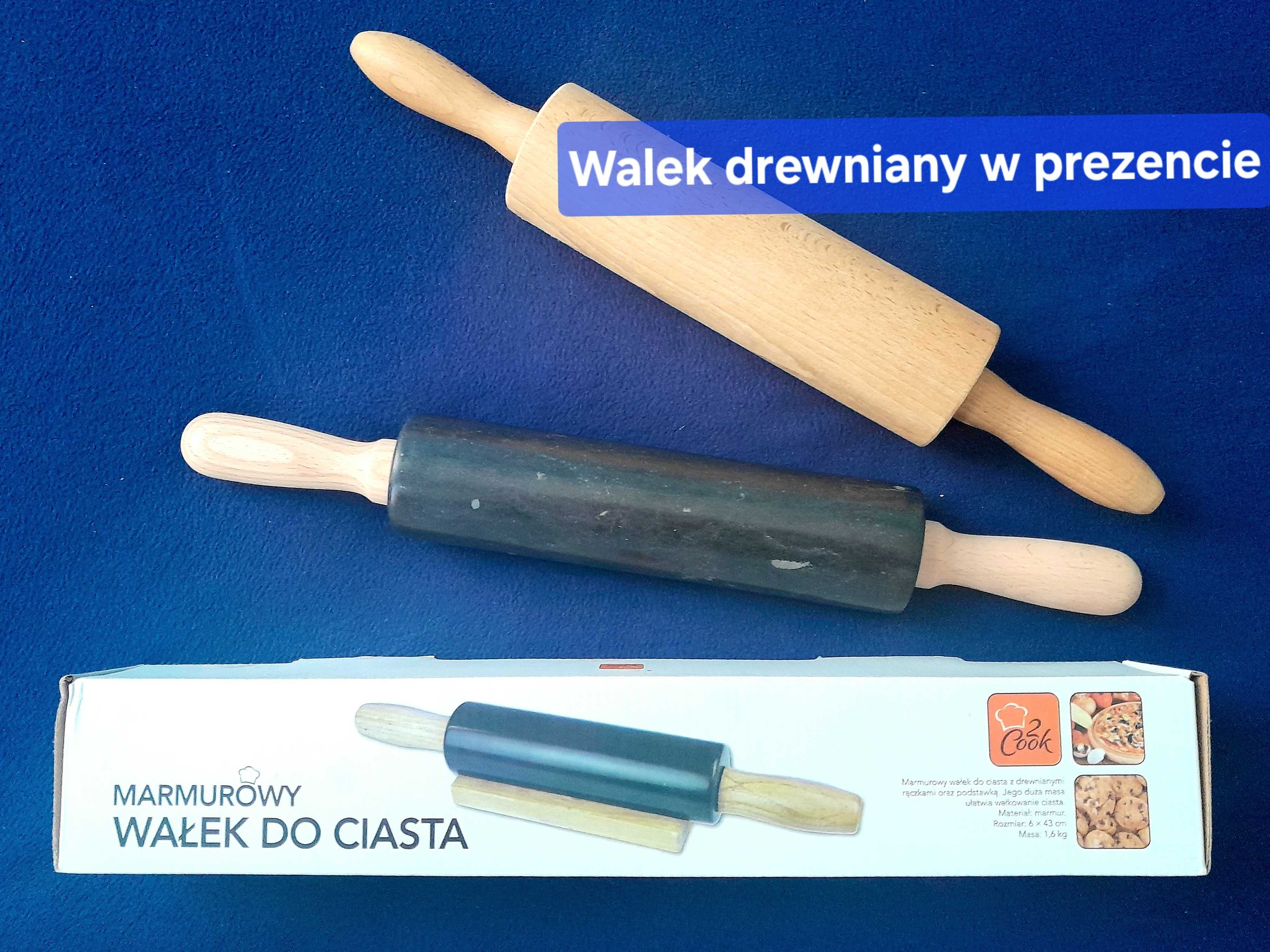 Marmurowy walek do ciasta / Marble rolling pin.