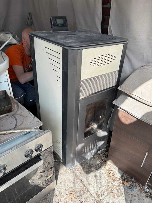 > piec pellet 8KW kocioł kominek Blist Optima 8 powietrzny nadmuchowy