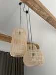 Lampy wiszace zyrandol boho