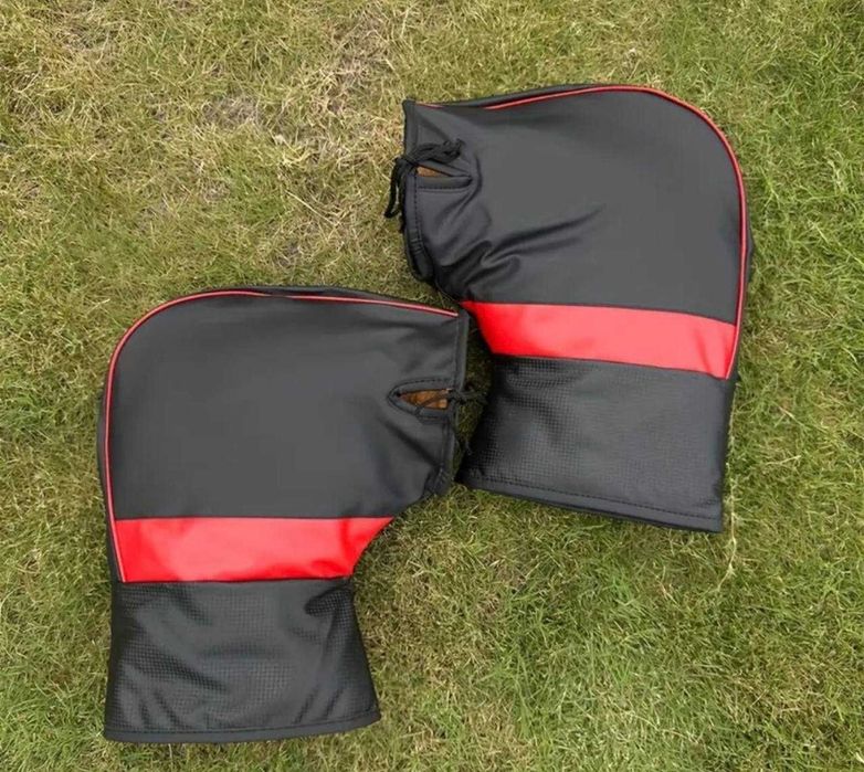 Rękawice na kierownicę motocykla/rowera/hulajnogi, ochrona dłoni, mufk