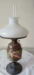 lampa naftowa majolika