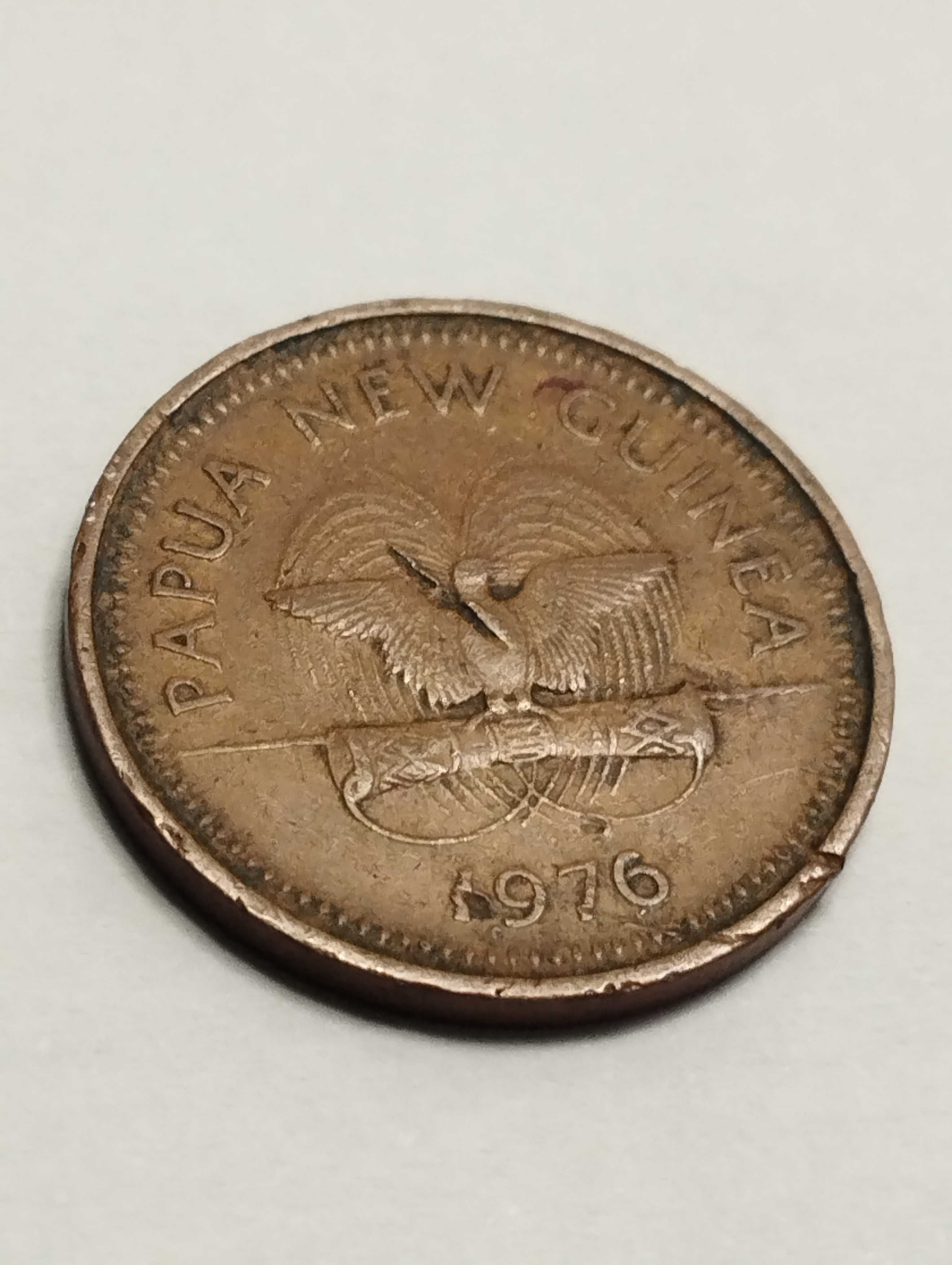 Sprzedam monetę Papua Nowa Gwinea 2 toea 1976r. stan db.